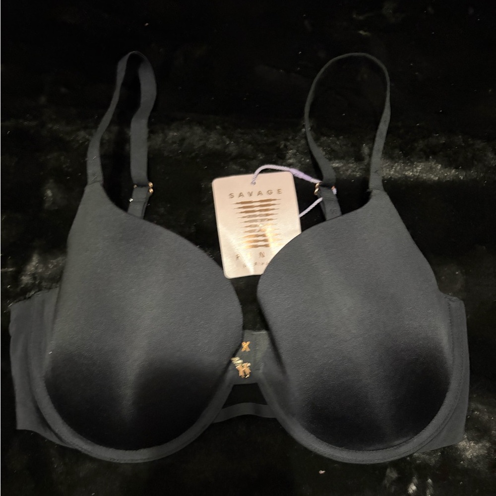 NWT Savage X Fenty Black Padded Underwire Bra